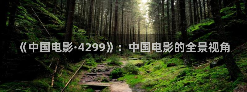 福利木瓜電影：《中國電影·4299》：中國電影的全景視角